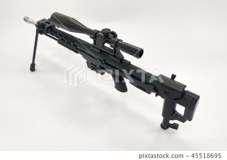 Military sniper automatic gun in small-scale 45518695
