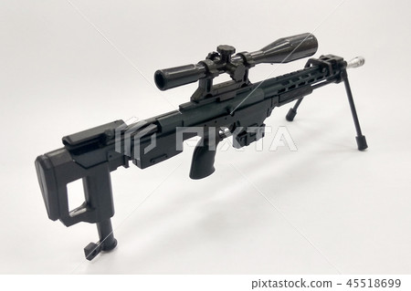 Military sniper automatic gun in small-scale 45518699