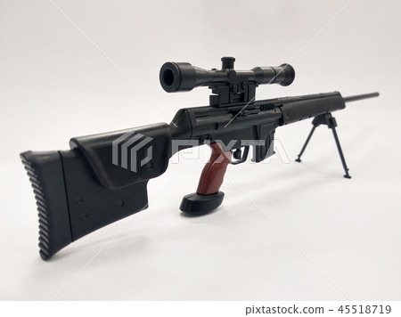Military sniper automatic gun in small-scale 45518719