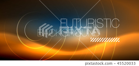 Neon glowing circles background Neon glowing circles background 45520033