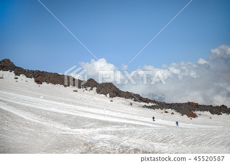 View of the slope of Mount Elbrus View of the slope of Mount Elbrus 45520587