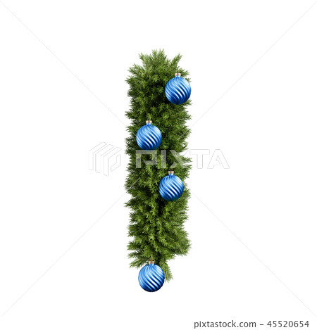 Christmas tree letter I 45520654
