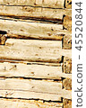 Watercolor painting grunge holiday background of old wooden planks Watercolor painting grunge holiday background of old wooden planks 45520844