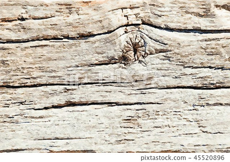 Watercolor painting grunge holiday background of old wooden planks 45520896