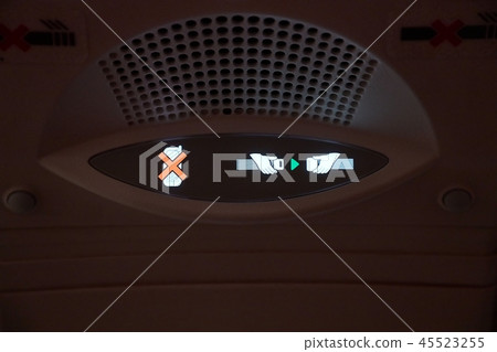 Plane cabin signs 45523255