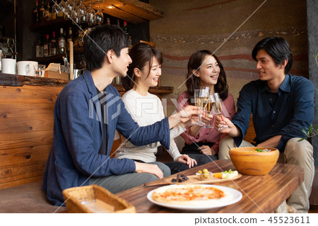 Party toast youth image Party toast youth image 45523611