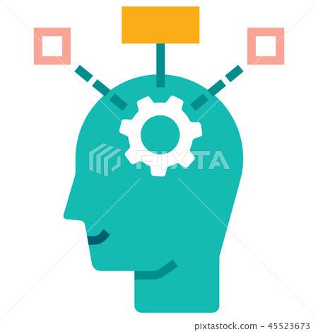Critical thinking flat illustration Critical thinking flat illustration 45523673