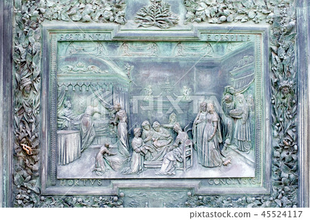 Bronze Panel, Pisa Cathedral, Italy Bronze Panel, Pisa Cathedral, Italy 45524117