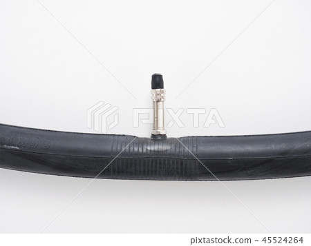 Bicycle tire tube and valve 45524264