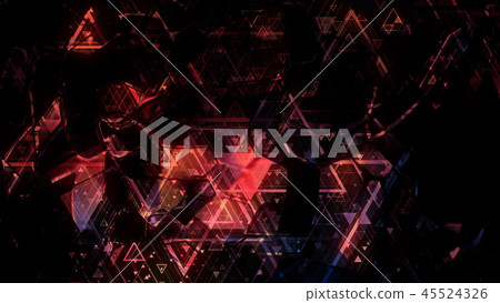 Glowing geometric shapes 45524326