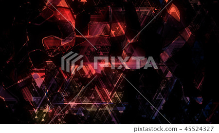 Glowing geometric shapes Glowing geometric shapes 45524327