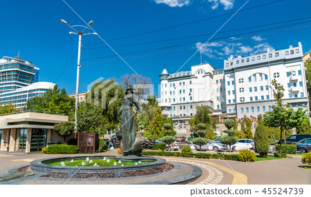 Rostovite girl fountain in Rostov-on-Don, Russia 45524739