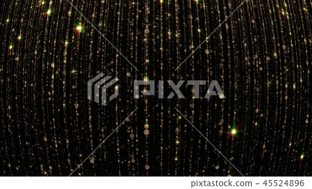 3D rendering of abstract falling bright particles 45524896