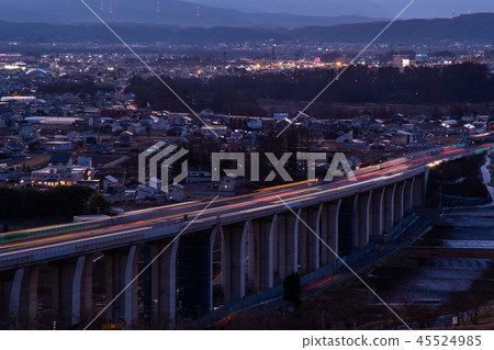 Freeway from Nagano Sakudaira parking area Freeway from Nagano Sakudaira parking area 45524985