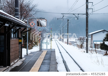 多雪的國家的風景 多雪的國家的風景 45525265