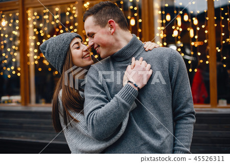couple near windows couple near windows 45526311