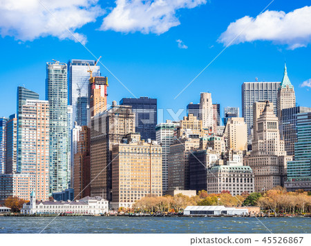 The skyscraper of New York Manhattan 45526867