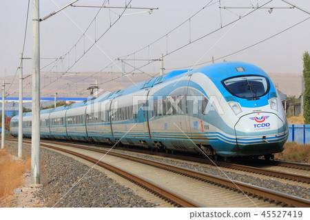 Turkish high-speed train HT80000 series Turkish high-speed train HT80000 series 45527419