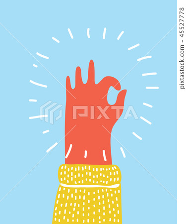 Ok icon vector 45527778