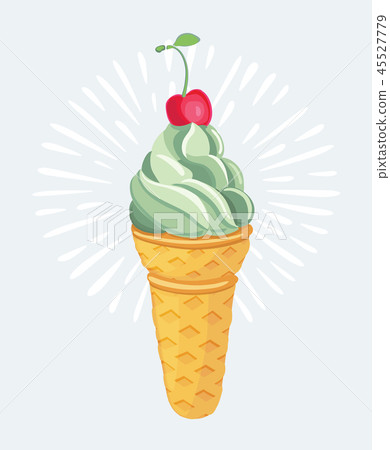 ice cream poster. 45527779