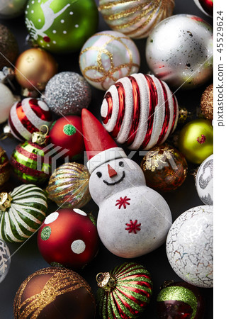 雪人和裝飾 45529624