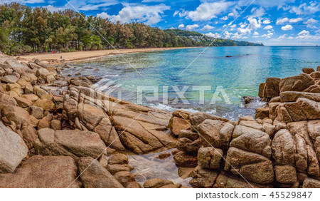 beautiful rocky on the hill beside Naithon Beach 45529847