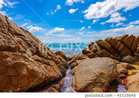 beautiful rocky on the hill beside Naithon Beach 45529848