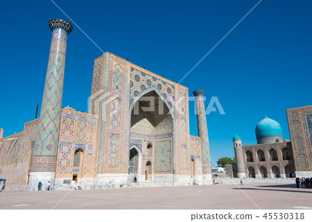 Ulugh Beg Madrasa World Heritage Registan Square Uzbekistan Samarkand Ulugh Beg Madrasa World Heritage Registan Square Uzbekistan Samarkand 45530318