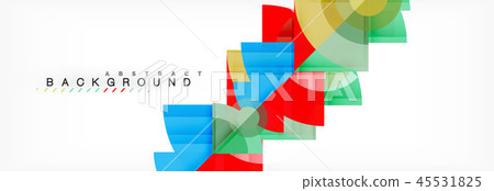 Modern geometric abstract background 45531825