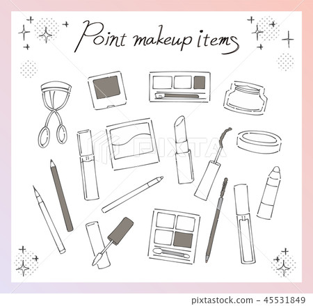 圖組化妝品點化妝（單色） 45531849