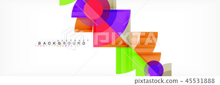 Modern geometric abstract background 45531888
