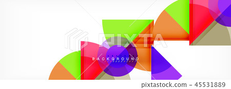 Modern geometric abstract background 45531889
