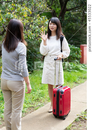 Goodbye waving hand Goodbye waving hand 45533022