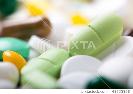 Medicine pills and capsules Medicine pills and capsules 45535568