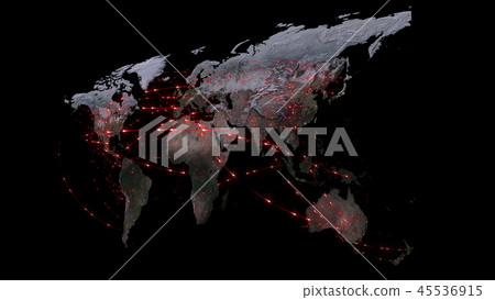 Global network, internet and global communication Global network, internet and global communication 45536915