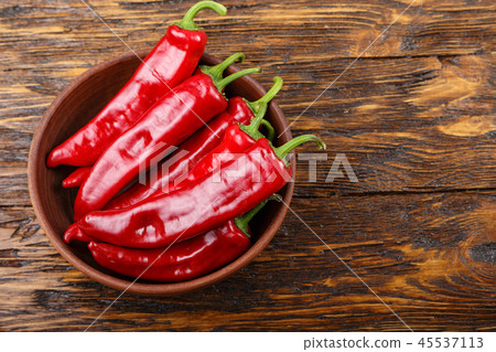 chili pepper in a plate chili pepper in a plate 45537113