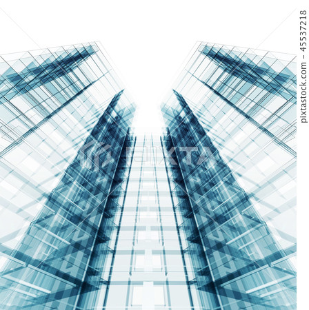 Construction architecture background. 3d rendering Construction architecture background. 3d rendering 45537218