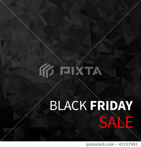 Black Friday Sale design. Black Friday vector banner 45537993