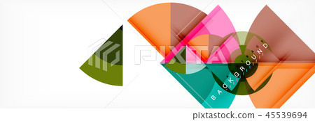 Modern geometric abstract background 45539694