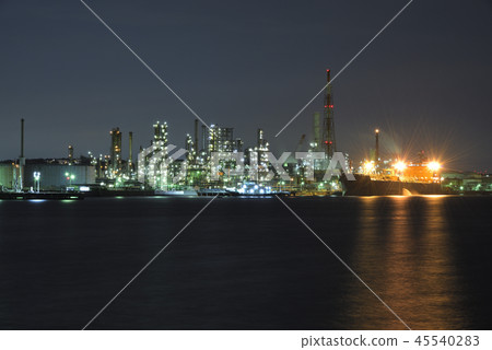 橫濱磯子灣[神奈川縣]工廠夜景 45540283