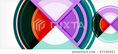 Circle abstract background, geometric modern design template Circle abstract background, geometric modern design template 45540481
