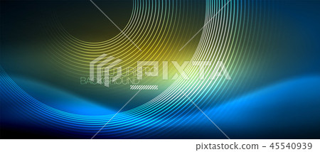 Neon glowing circles background Neon glowing circles background 45540939