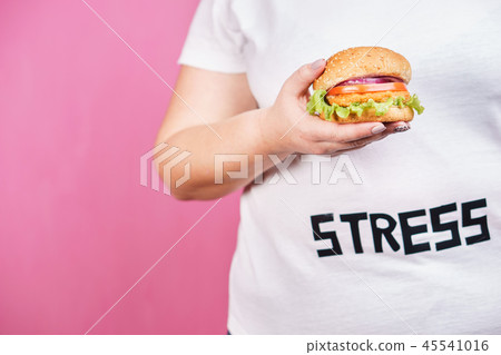 stress, fast food, bulimia, compulsive overeating 45541016