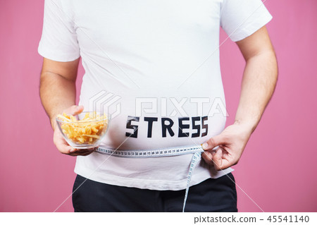 stress, compulsive overeating, fast food