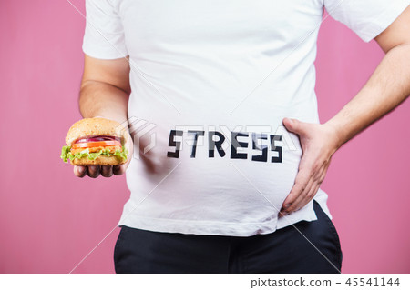 stress, bulimia, compulsive overeating,weight gain 45541144
