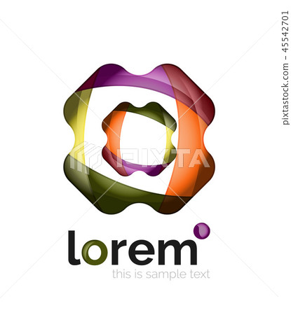 Abstract geometric business icon 45542701