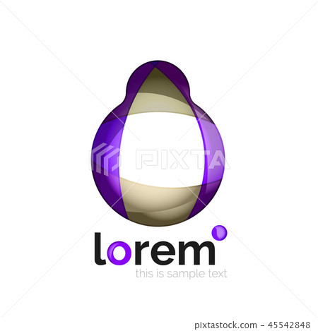 Abstract geometric business icon 45542848