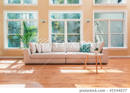 Sectional sofa in a large home 45544077