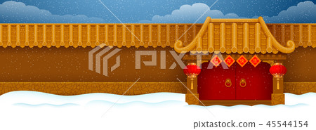 Chinese New Year template 45544154