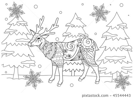 Christmas deer 45544443